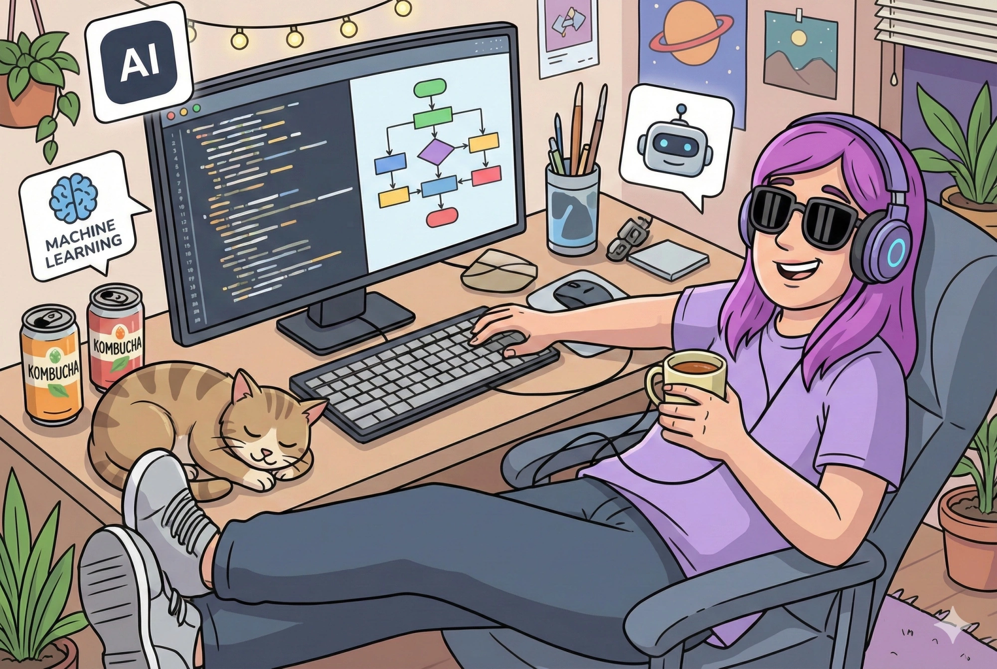 come immagini gli sviluppatori del giorno d'oggi con le app di vibe coding