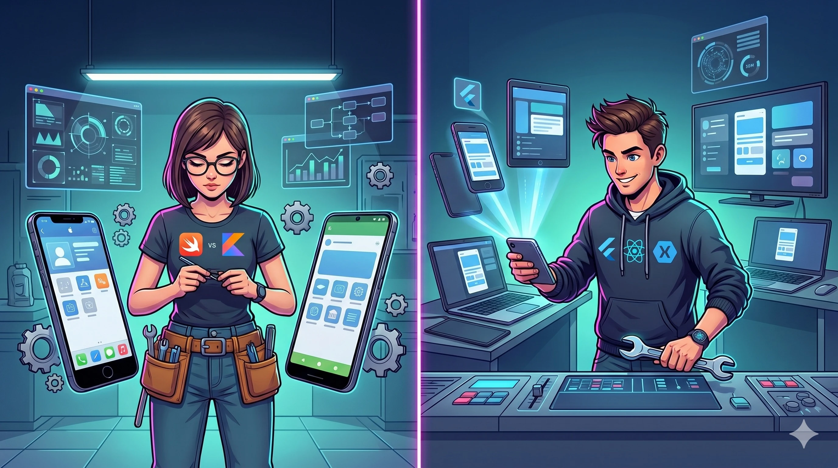 Sviluppo app cross platform e connessioni IoT con Kotlin Multiplatform Mobile.